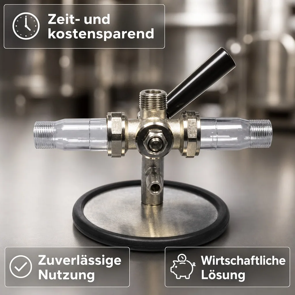 Ersatz Schauglas für Bierleitungsreingungsgerät