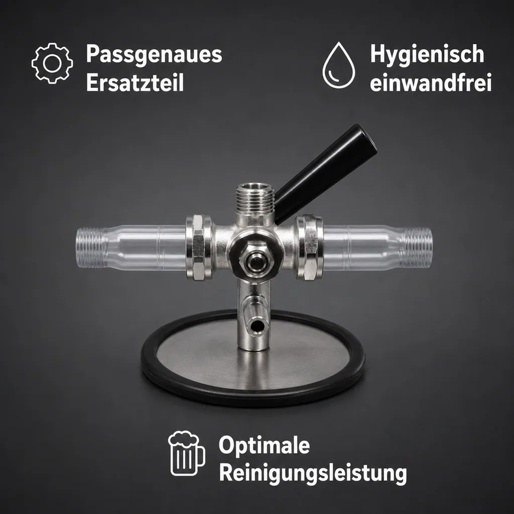 Ersatz Schauglas für Bierleitungsreingungsgerät