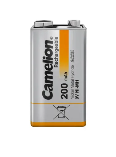 NiMH 9V Block Akku mit 200mAh - 1 Stück inklusive Box