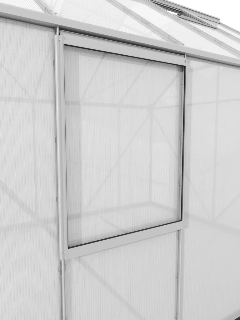 Seitenfenster V HKP 6 mm, Farbe alu