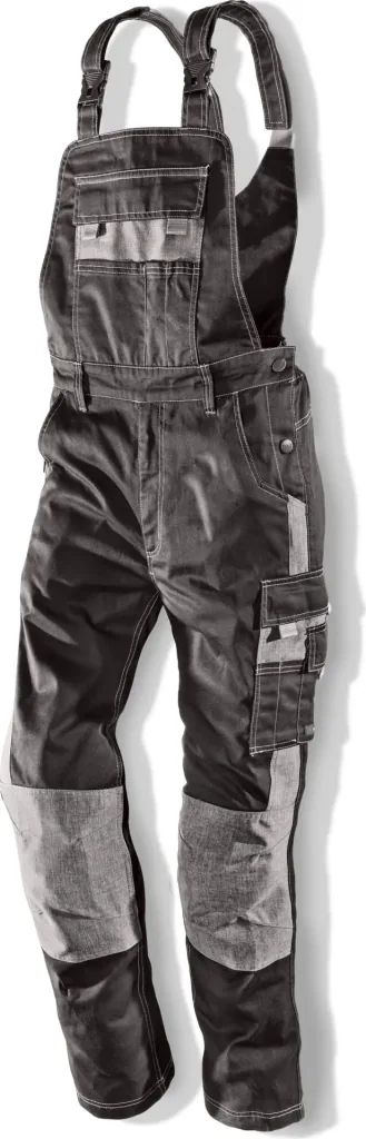 Berufslatzhose NITRO, schwarz-grau, Gr. L