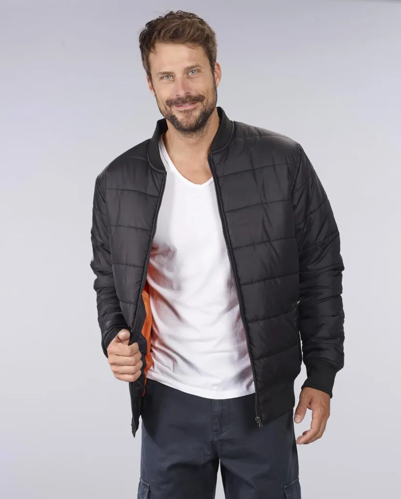 Bomberjacke AF1, Farbe schwarz, Gr.2XL