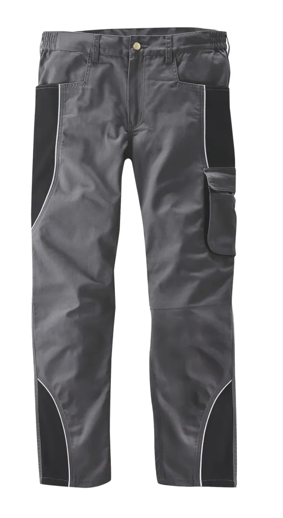 Bundhose mit Reflektorpaspel, Farbe anthrazit/schwarz, Gr.60