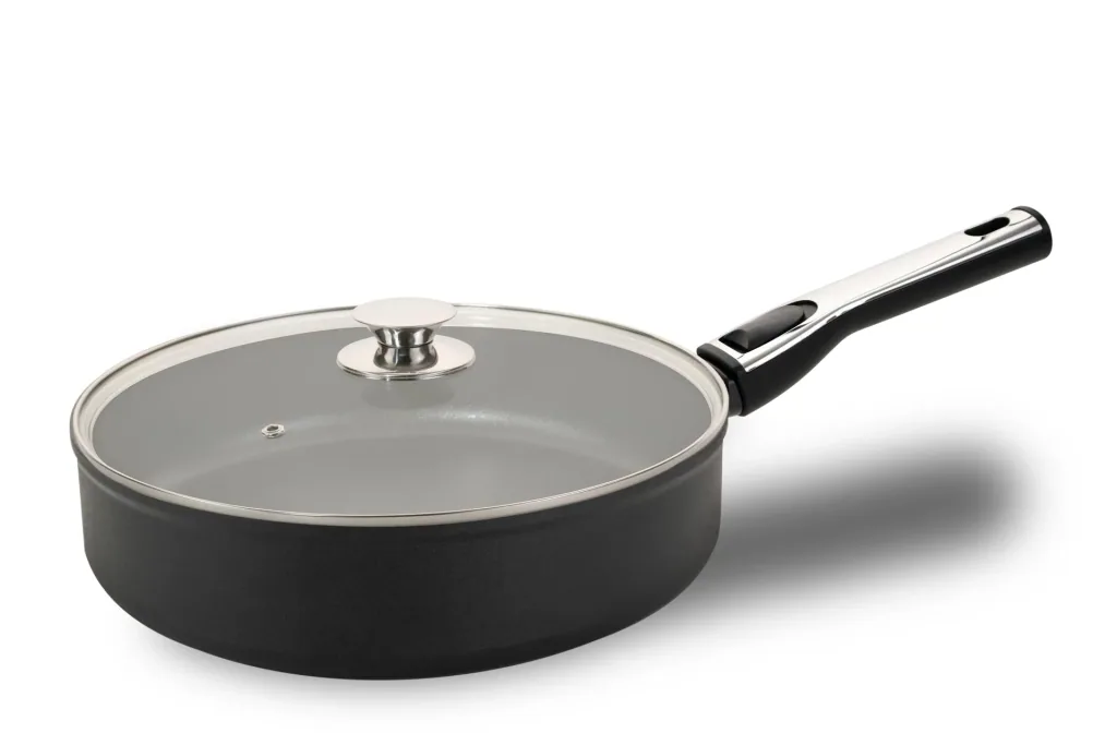 Hochrandpfanne mit abnehmbarem Griff, Durchmesser 28 cm