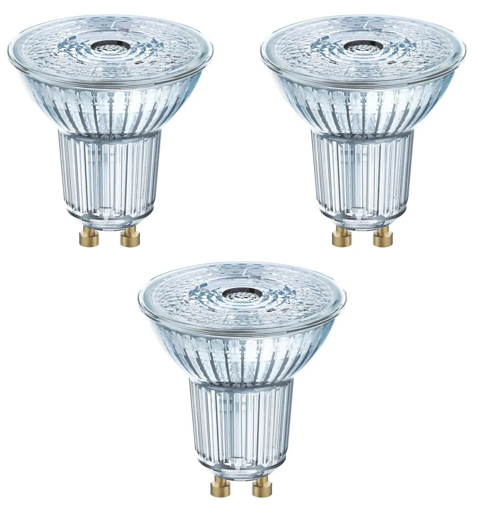 CLASSIC LED Reflektorlampe PAR16 mit 4,3 Watt, GU10, warmweiß - 3 Stück
