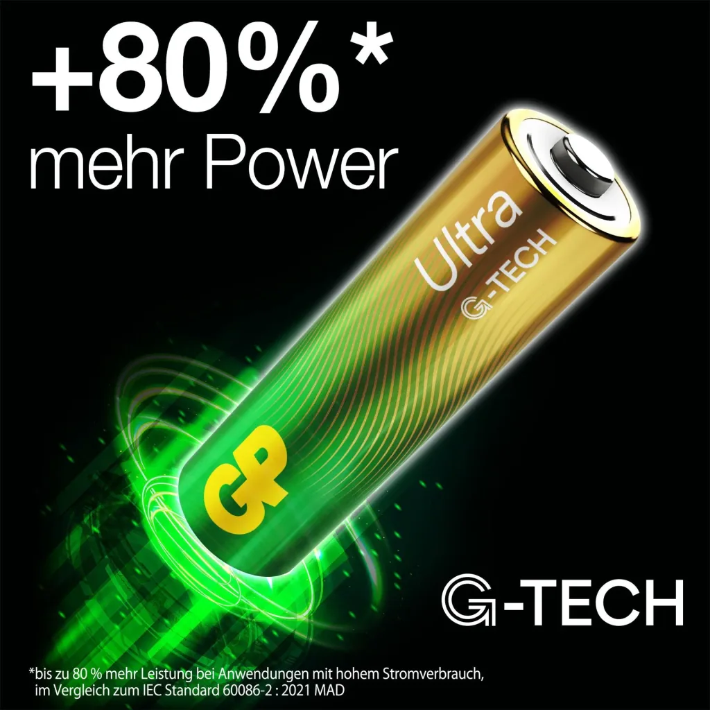 ULTRA Micro (AAA) Alkaline Batterien - 4 Stück