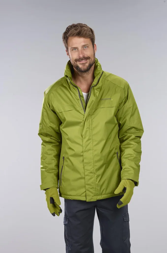 Funktionsjacke Farbe grün, atmungsaktiv, winddicht und wasserabweisend, Gr.M