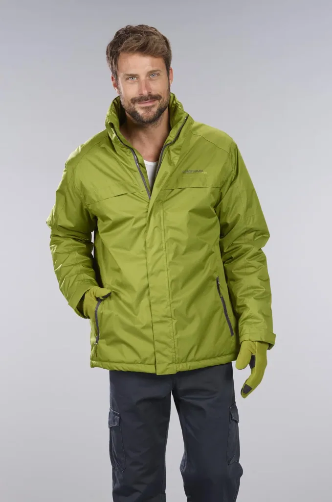 Funktionsjacke Farbe grün, atmungsaktiv, winddicht und wasserabweisend, Gr.M
