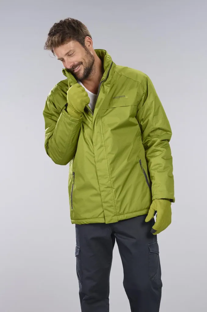 Funktionsjacke Farbe grün, atmungsaktiv, winddicht und wasserabweisend, Gr.M