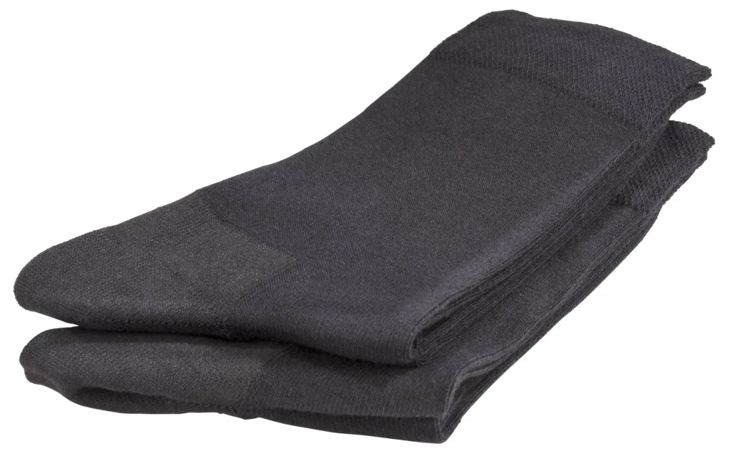 Klassik Socken 2er Pack, Farbe schwarz, Gr.39/42