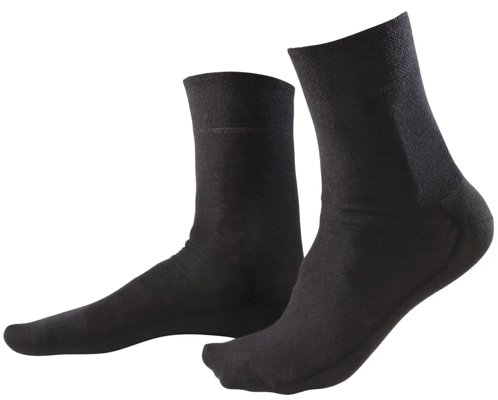 Klassik Socken 2er Pack, Farbe schwarz, Gr.39/42