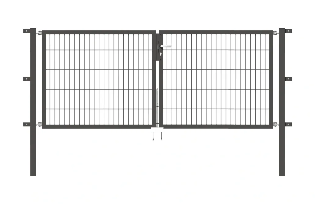 Doppeltor Flexo mit Zubehör, anthrazit, Breite 250 cm, Höhe 100 cm, PF: 60x60 cm
