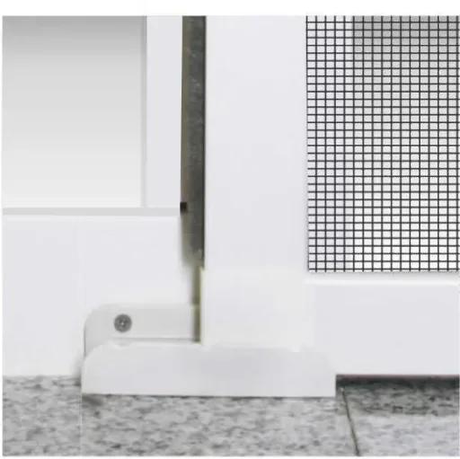 Insektenschutz-Spannrahmenset Premium Schiebetür 120 x 240 cm, Farbe weiß
