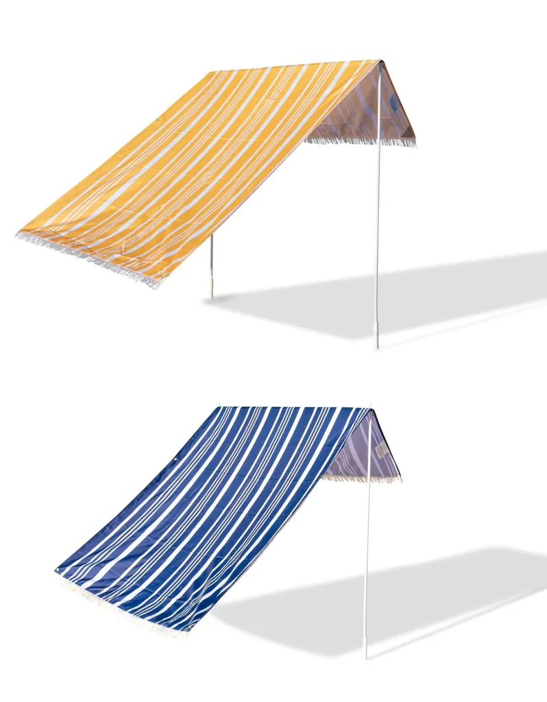 Sonnensegel Strand 146x220x150 cm Gelb