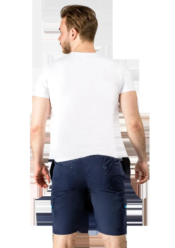 Cargoshort mit Gummizug, Farbe marine, Gr.M