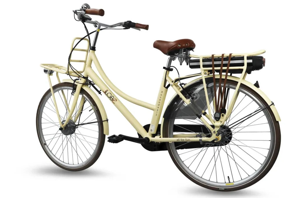 Damen City E-Bike, 28 Zoll, Rahmenhöhe 50 cm, 7-Gang Nabenschaltung, beige Rosendaal 3 Lady, 13Ah