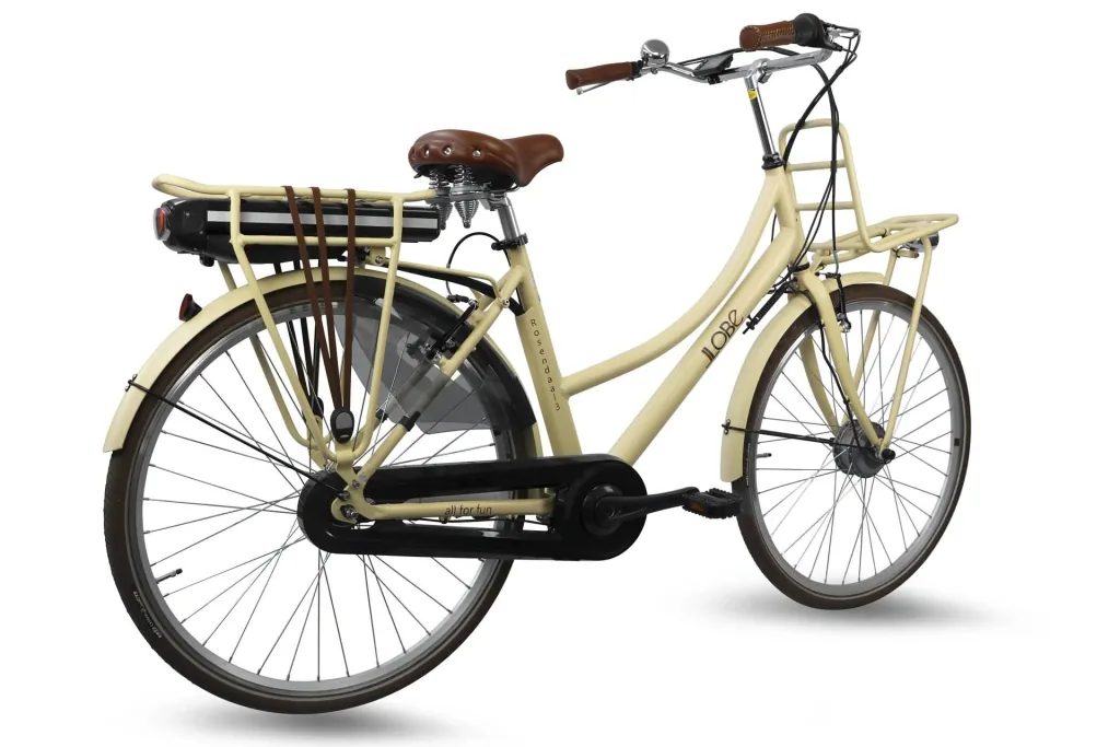 Damen City E-Bike, 28 Zoll, Rahmenhöhe 50 cm, 7-Gang Nabenschaltung, beige Rosendaal 3 Lady, 13Ah