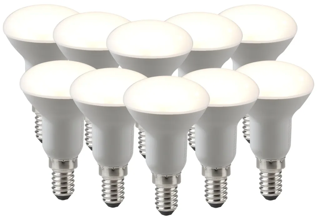LED Lampe R50, 5W, E14, 470lm, warmweiß - 10 Stück