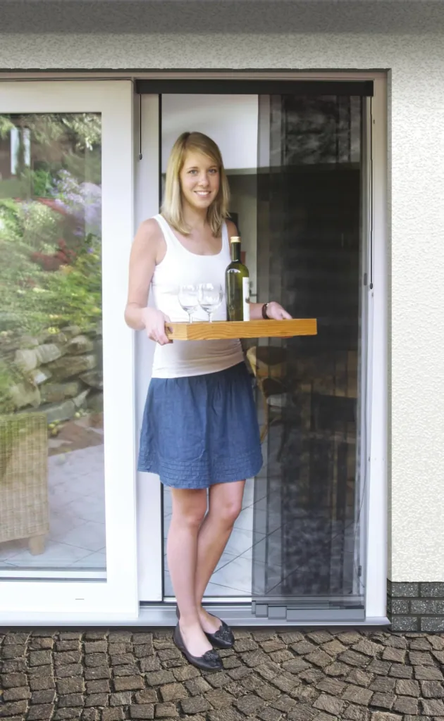 Insektenschutz-Vorhang PREMIUM, 95 x 220 cm, Farbe anthrazit