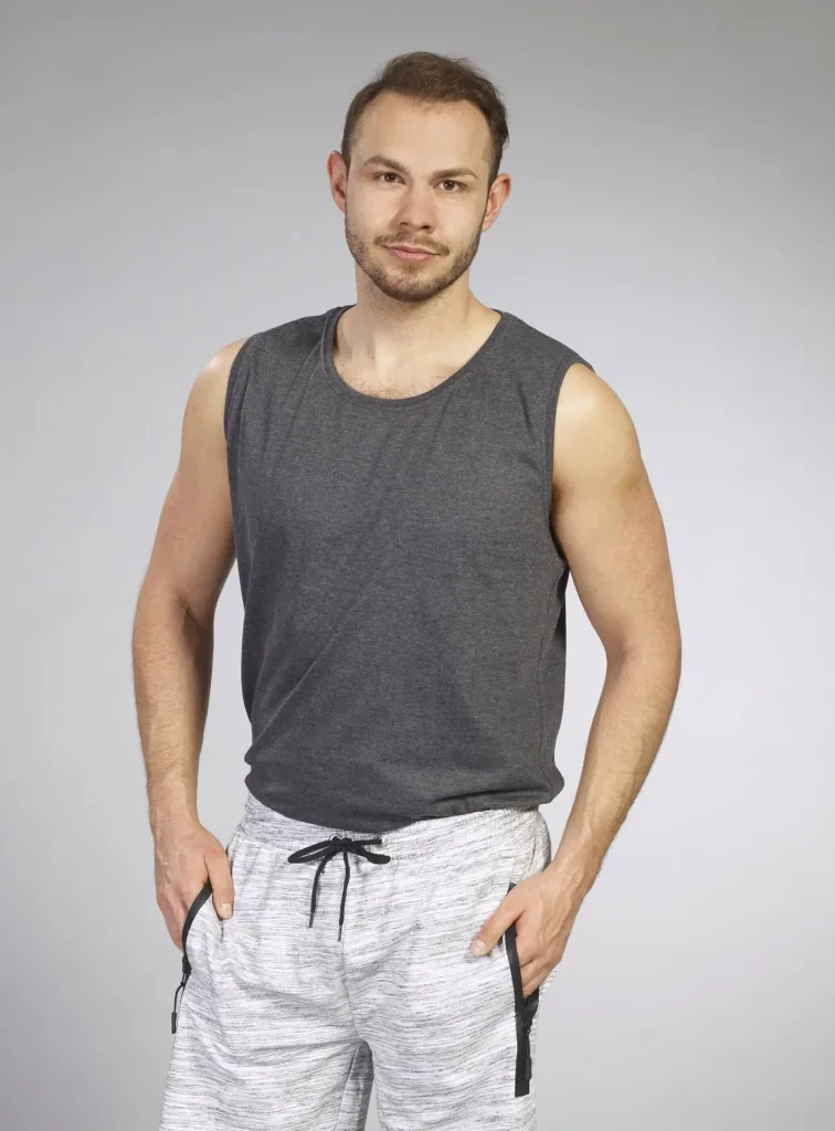 Tank Top, Farbe anthrazit/melange, Gr.M