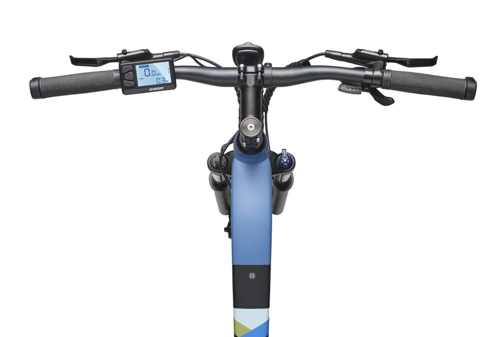 Unisex Alu MTB E-Bike 27,5 Zoll, 8-Gang Kettenschaltung, blau, Aufsteiger M925 Hardtail
