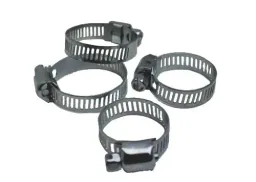 Schlauchschelle mit Bandbreite 9 mm (W1), Spannbereich 16-27 mm - 4 Stück