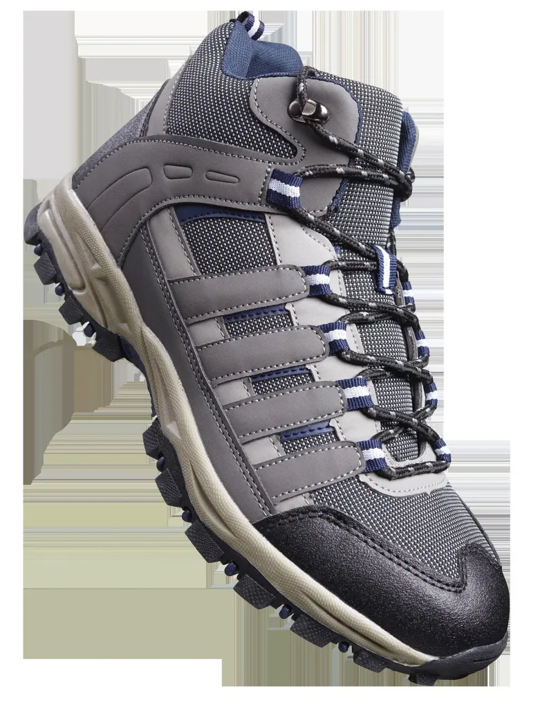 Trekkingschuh, Farbe grau/schwarz/blau, Gr.41