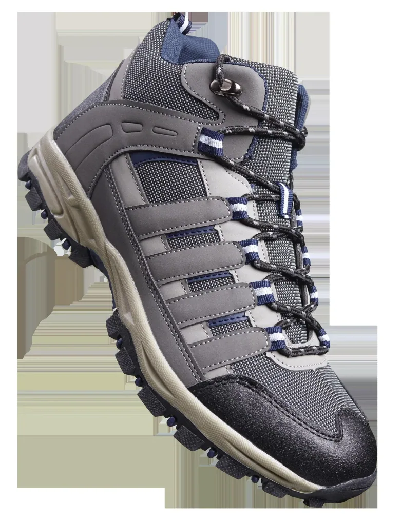 Trekkingschuh, Farbe grau/schwarz/blau, Gr.41