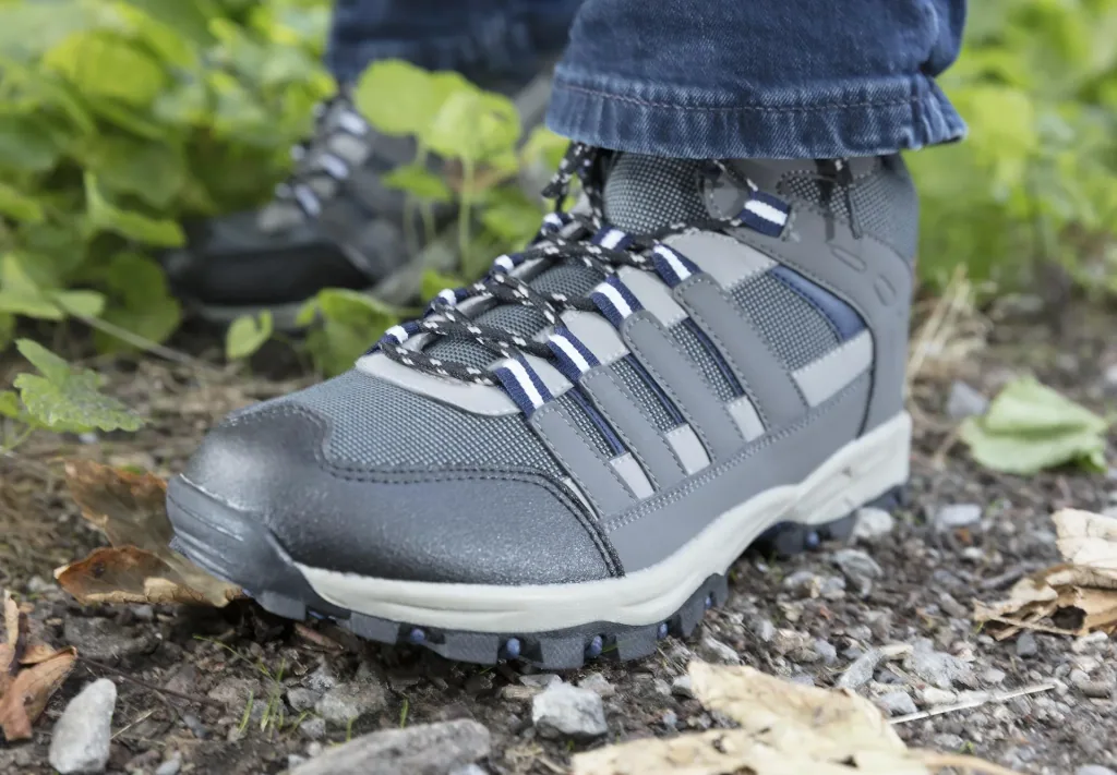 Trekkingschuh, Farbe grau/schwarz/blau, Gr.41