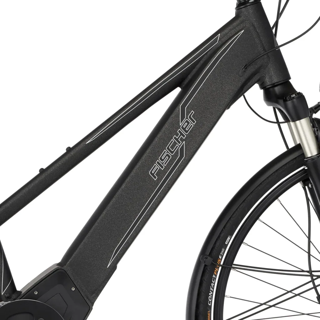 Damen E-Bike Trekking, 28 Zoll, Rahmengröße 44cm, 10-Gang Kettenschaltung, graphit metallic matt, VIATOR 6.0i