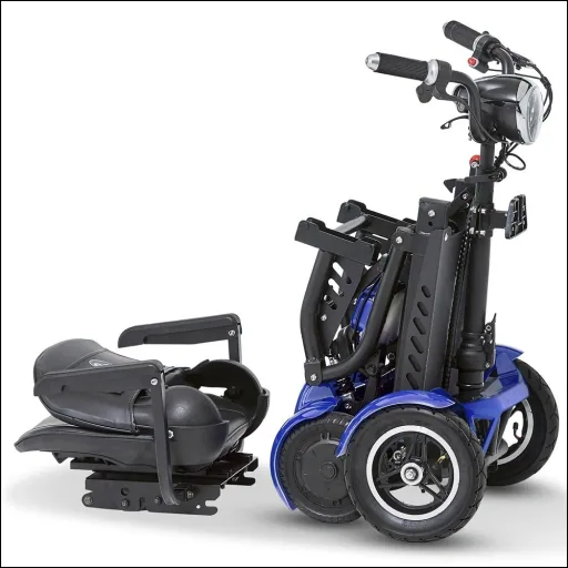 4-Rad E-Mobil Assisi 2.0 6 km/h Basic: 36V/10Ah Li-Ionen, faltbar, blau