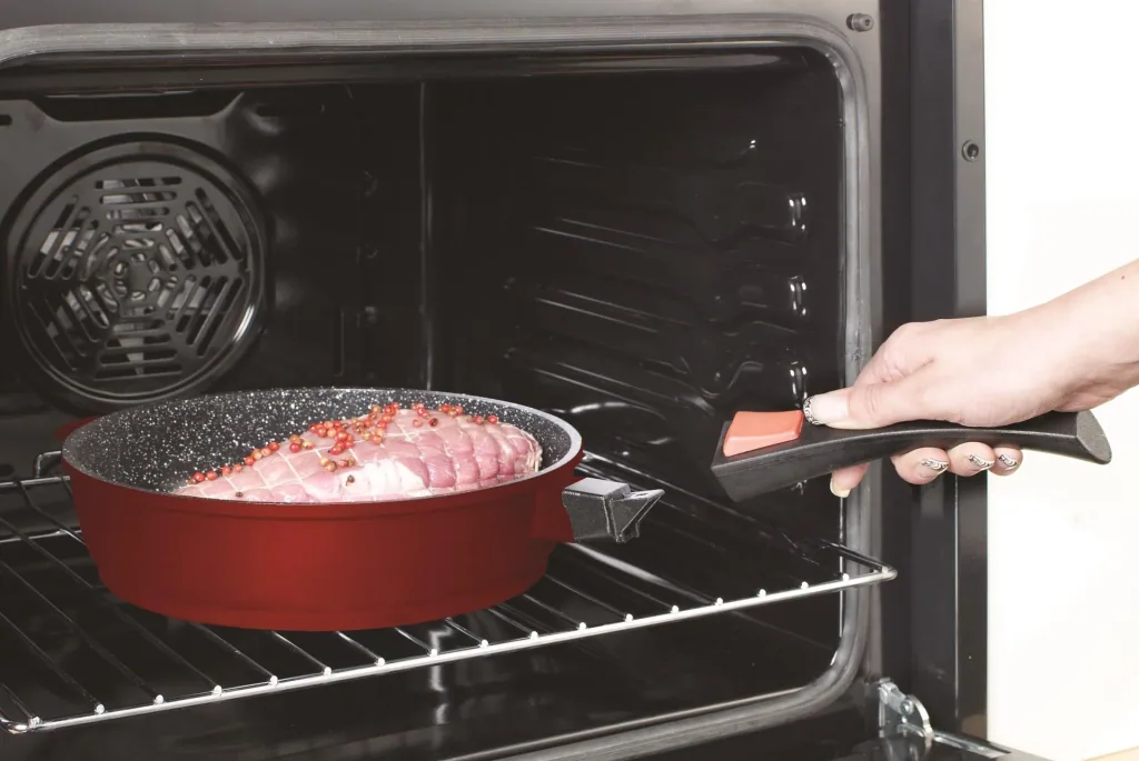 Aluguss-Bratpfanne mit Klick-Griff, Ø 24 und 28 cm im Sparset