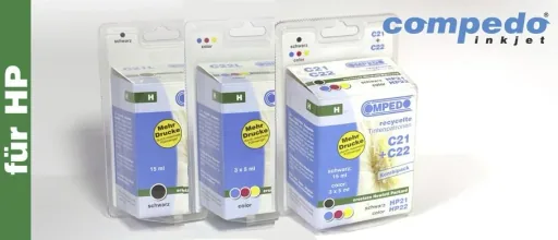 Druckerpatrone für HP 21+22 2er Multipack (BK/COL)
