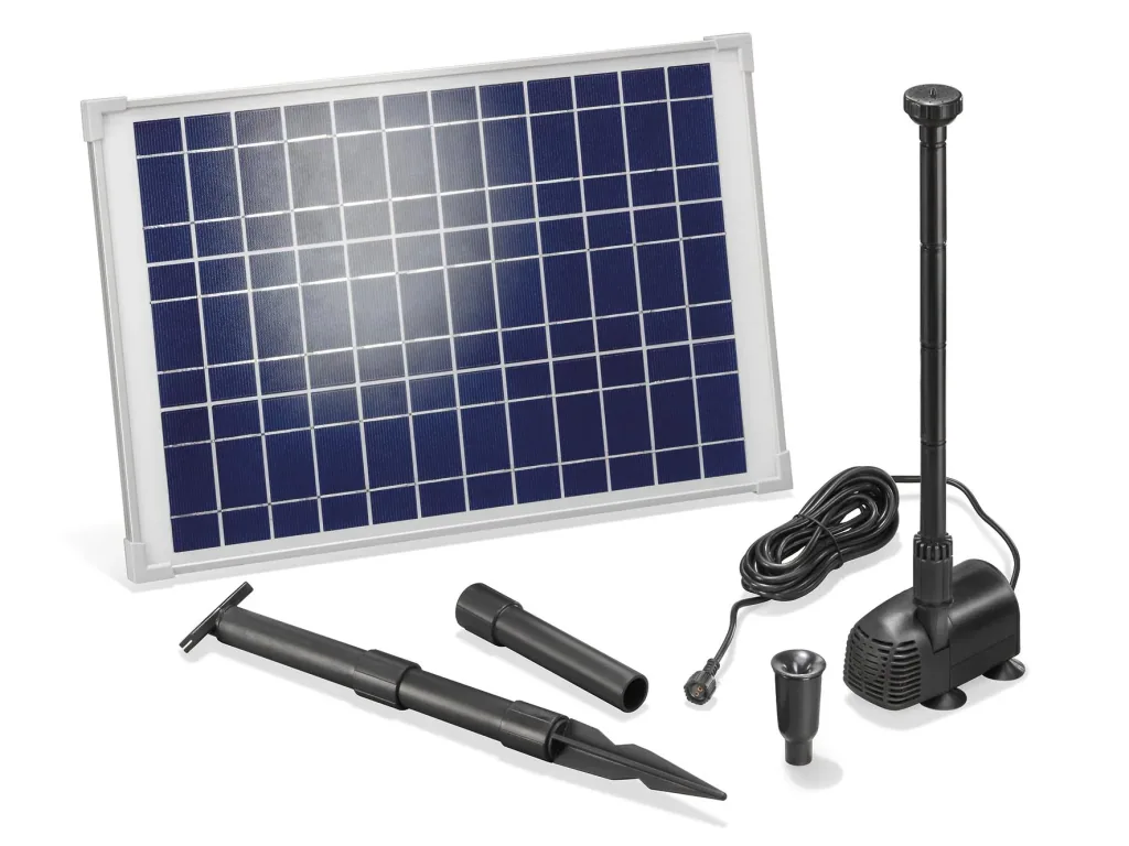 Solarpumpensystem "Splash" mit 5 W Solarmodul, 470 l/h, max. 75 cm
