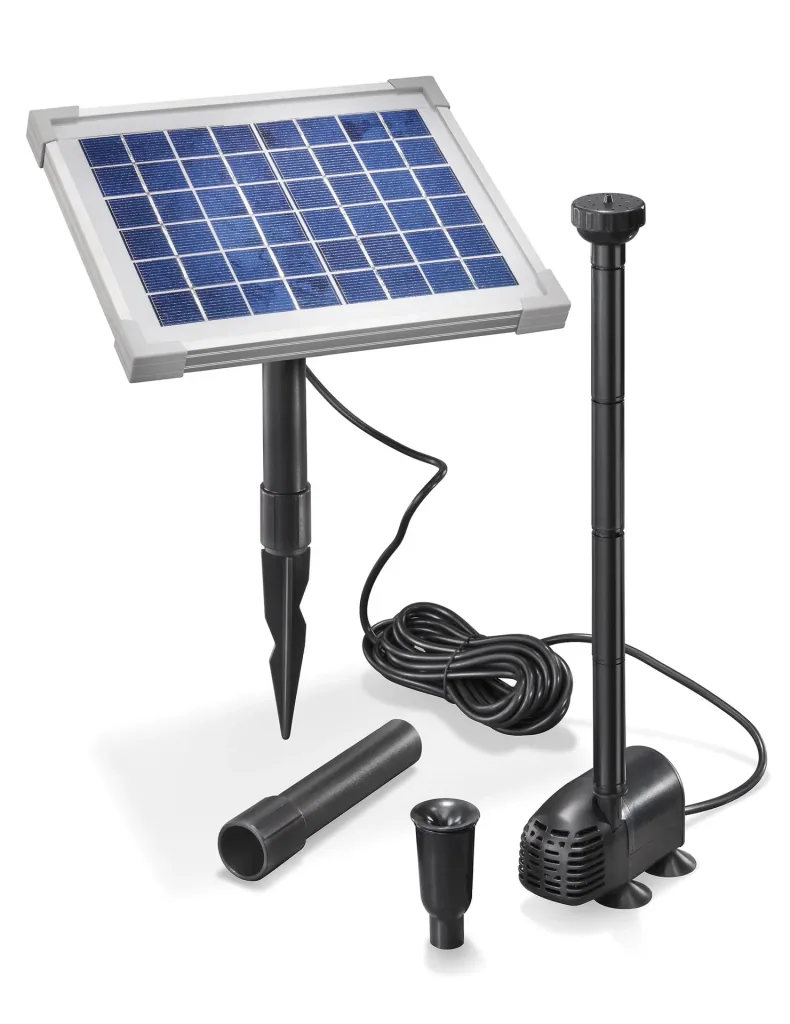 Solarpumpensystem "Splash" mit 5 W Solarmodul, 470 l/h, max. 75 cm