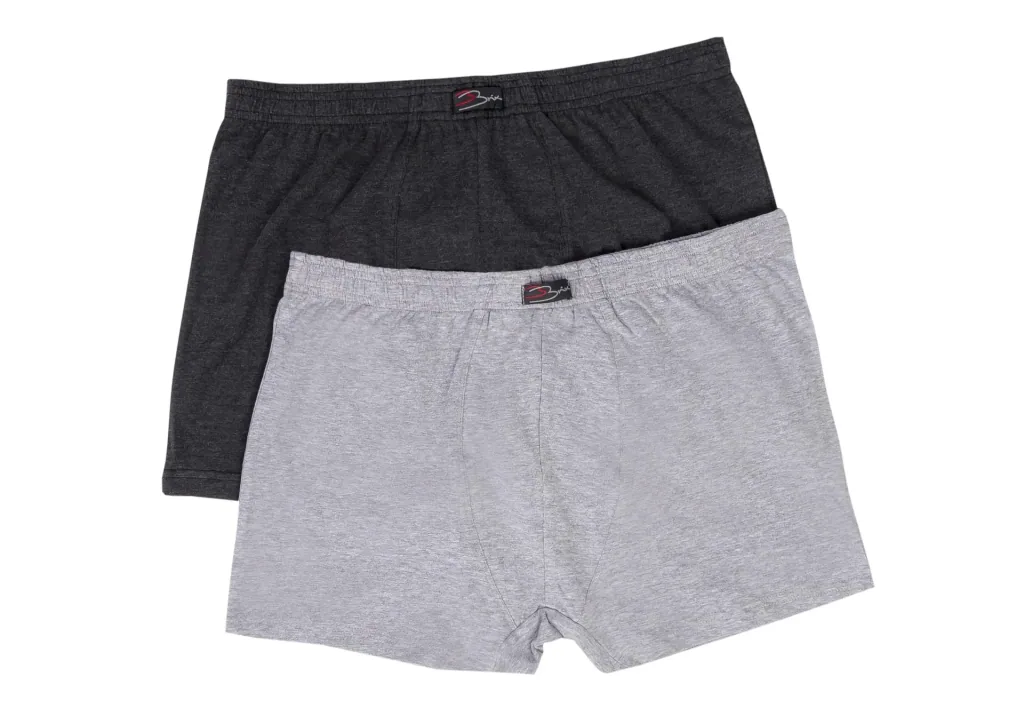 Retroshorts im 2er Set, hellgrau/dunkelgrau, Gr.10