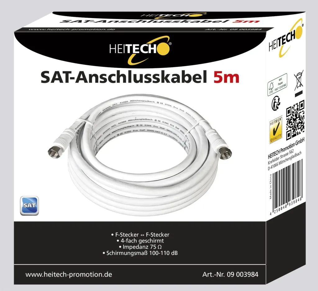 SAT-Anschlusskabel, 5m