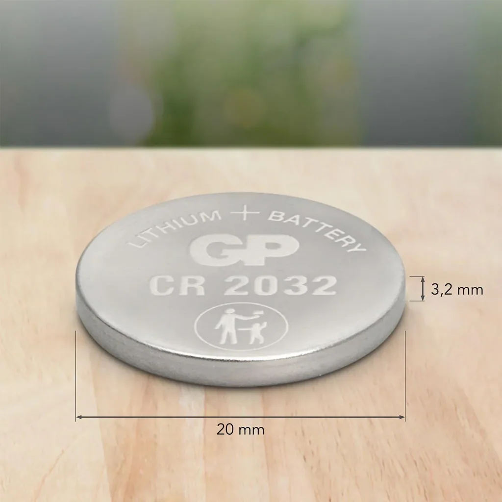 Lithium Knopfzelle CR2032 - 5 Stück