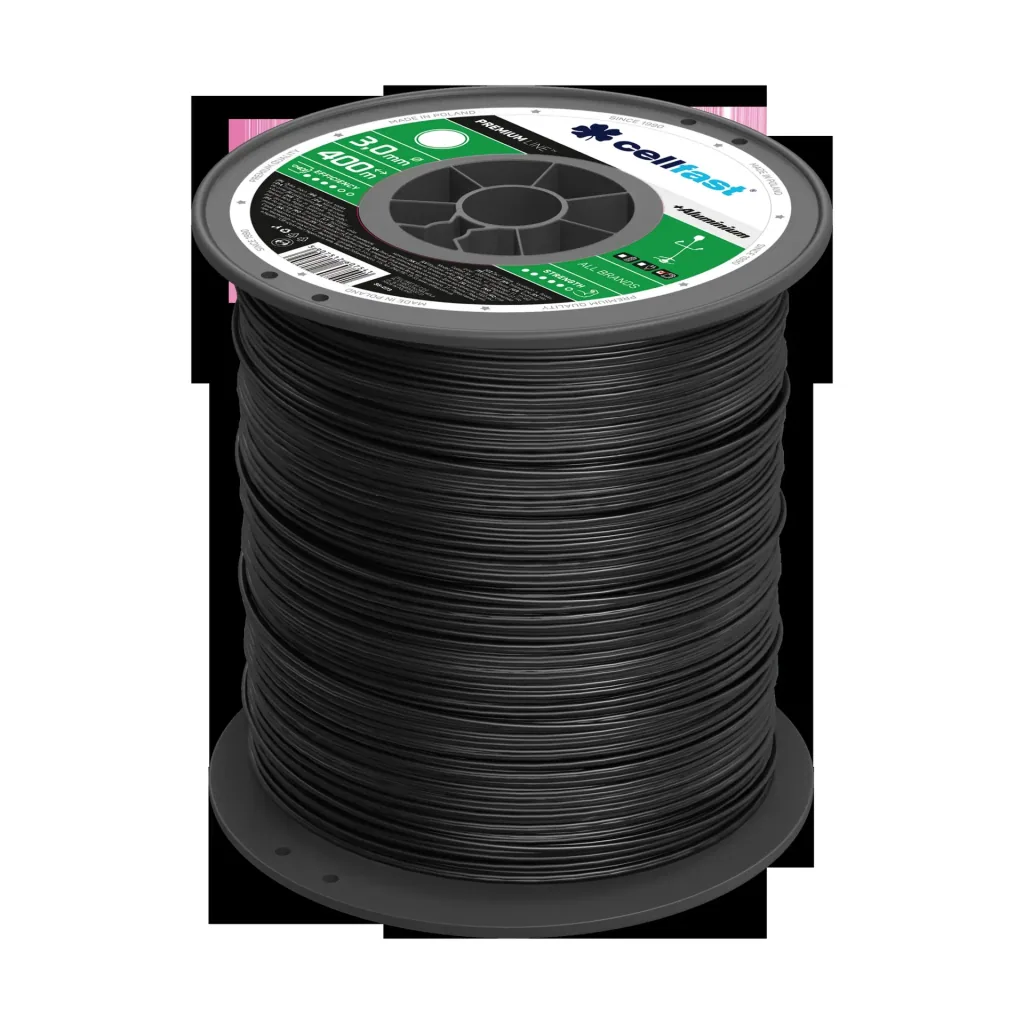 PREMIUM Mähfäden auf Spule 3,0  mm x 400 m Rund