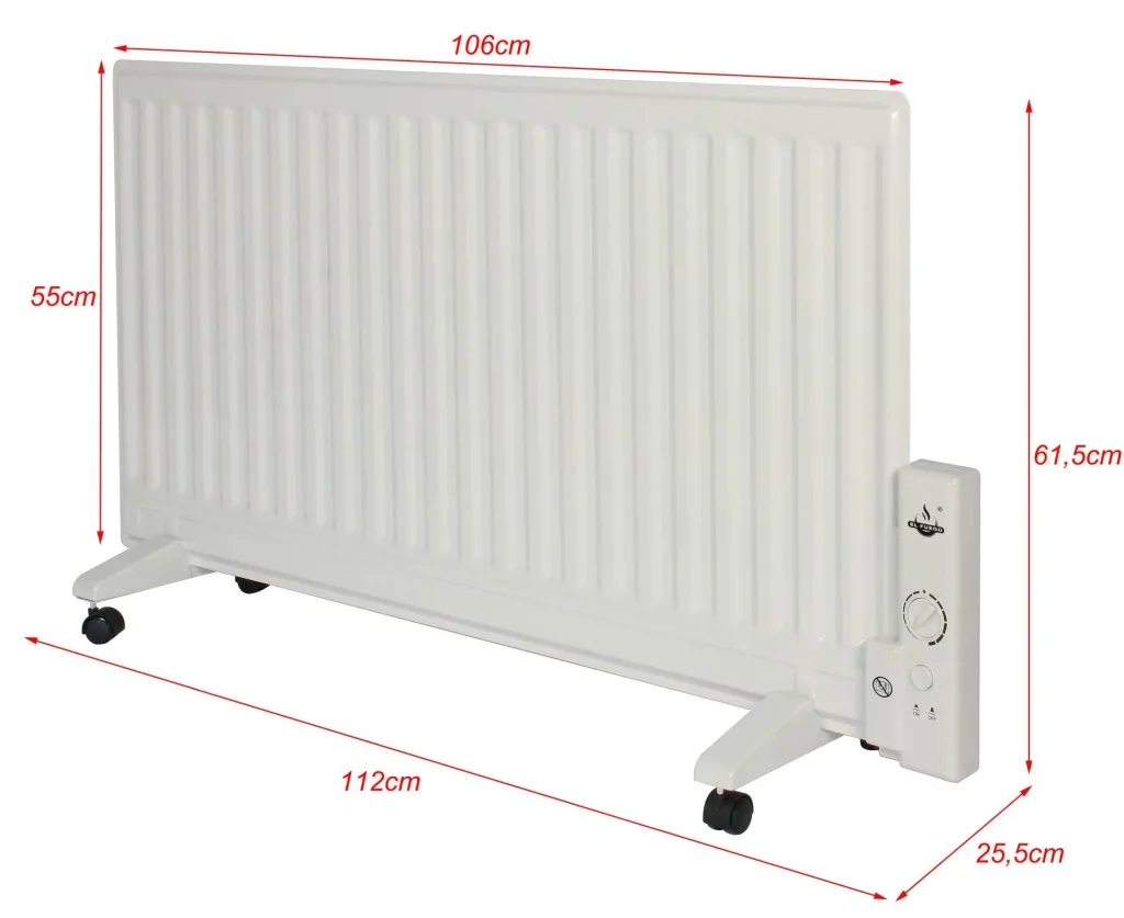 Öl Paneelheizer, weiß, 1000 W
