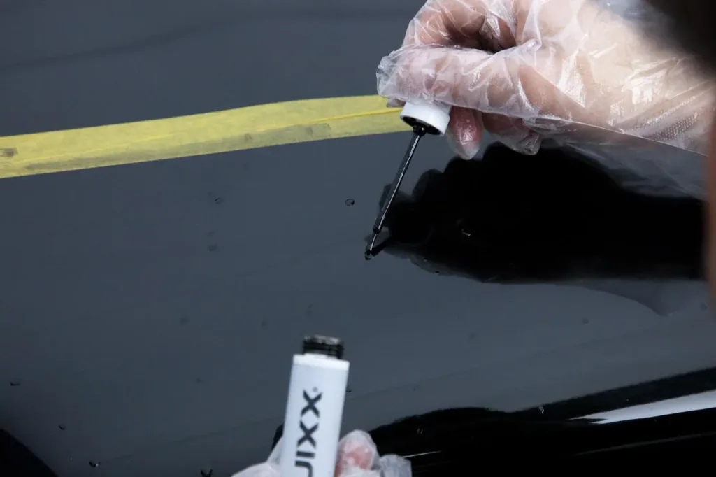 Lack-Steinschlag Reparatur-Set, schwarz