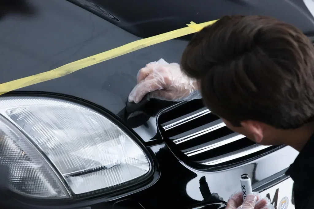 Lack-Steinschlag Reparatur-Set, schwarz
