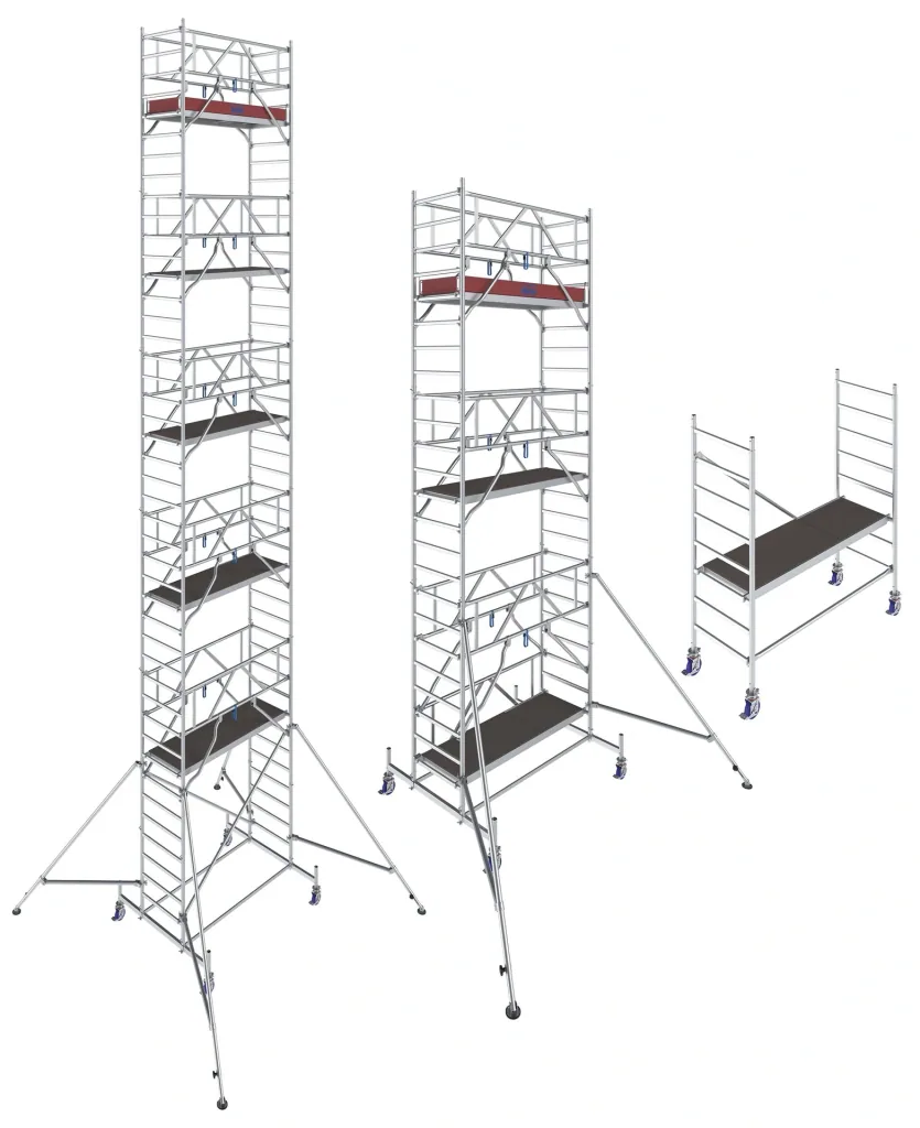 STABILO Fahrgerüst Serie 10, Feldlänge 2 m, Arbeitshöhe ca. 13,40 m