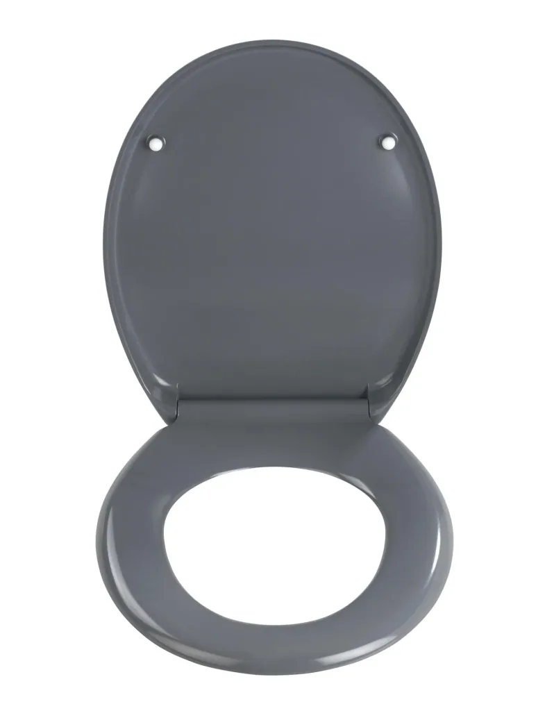 Premium WC Sitz "Ottana", dunkelgrau, mit Absenkautomatik