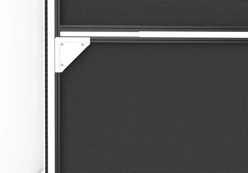 Teleskopierbarer Insektenschutz für Türen, 100 x 215 cm, Weiß