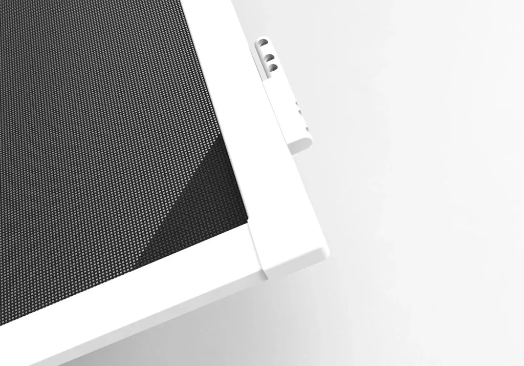 Teleskopierbarer Insektenschutz für Türen, 100 x 215 cm, Weiß