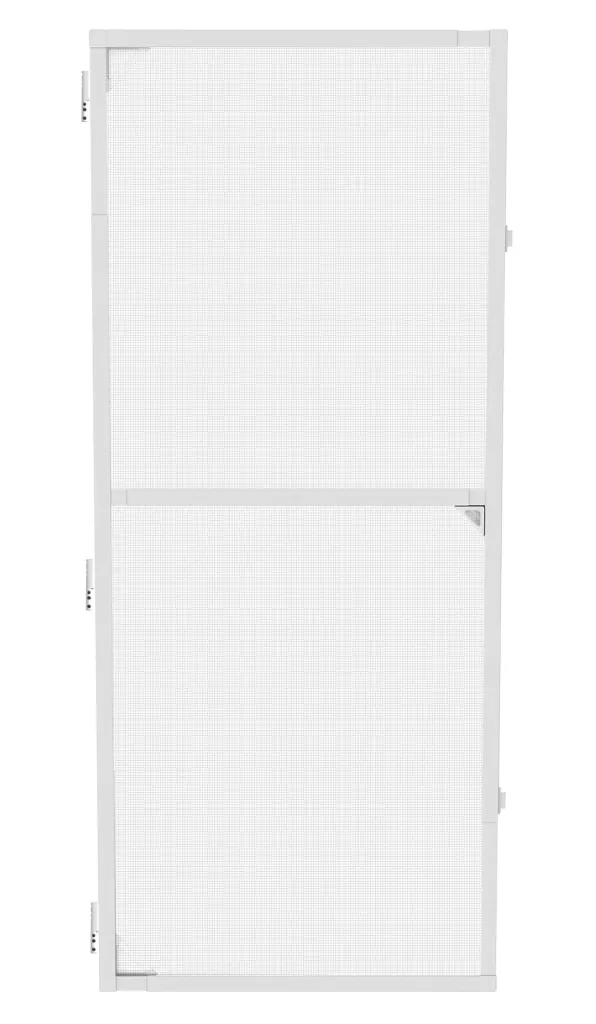 Teleskopierbarer Insektenschutz für Türen, 100 x 215 cm, Weiß