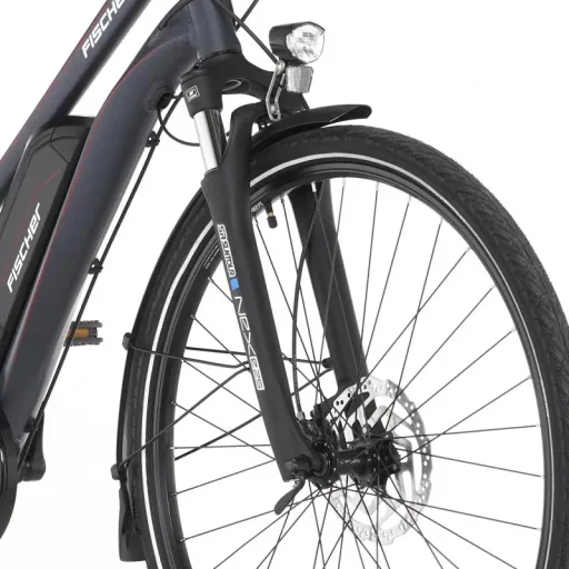 Damen E-Bike Trekking, 28 Zoll, Rahmengröße 44cm, 8-Gang Kettenschaltung, anthrazit matt, VIATOR 2.0