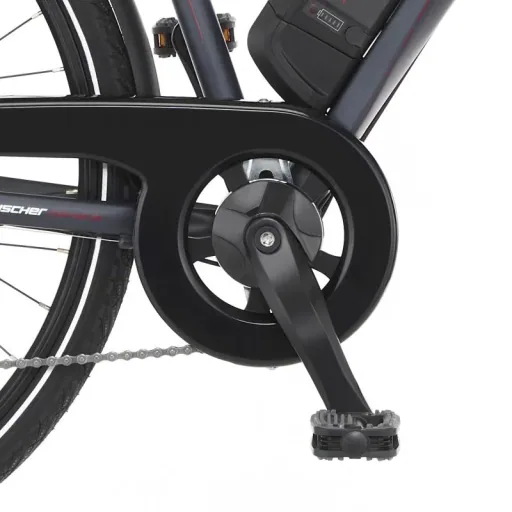 Damen E-Bike Trekking, 28 Zoll, Rahmengröße 44cm, 8-Gang Kettenschaltung, anthrazit matt, VIATOR 2.0