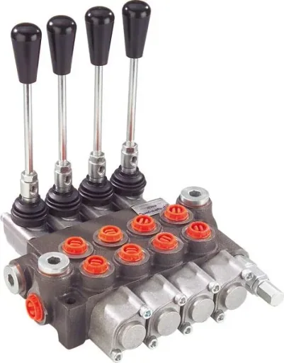 Vierhebelsteuergerät Monoblock, 40 l/min